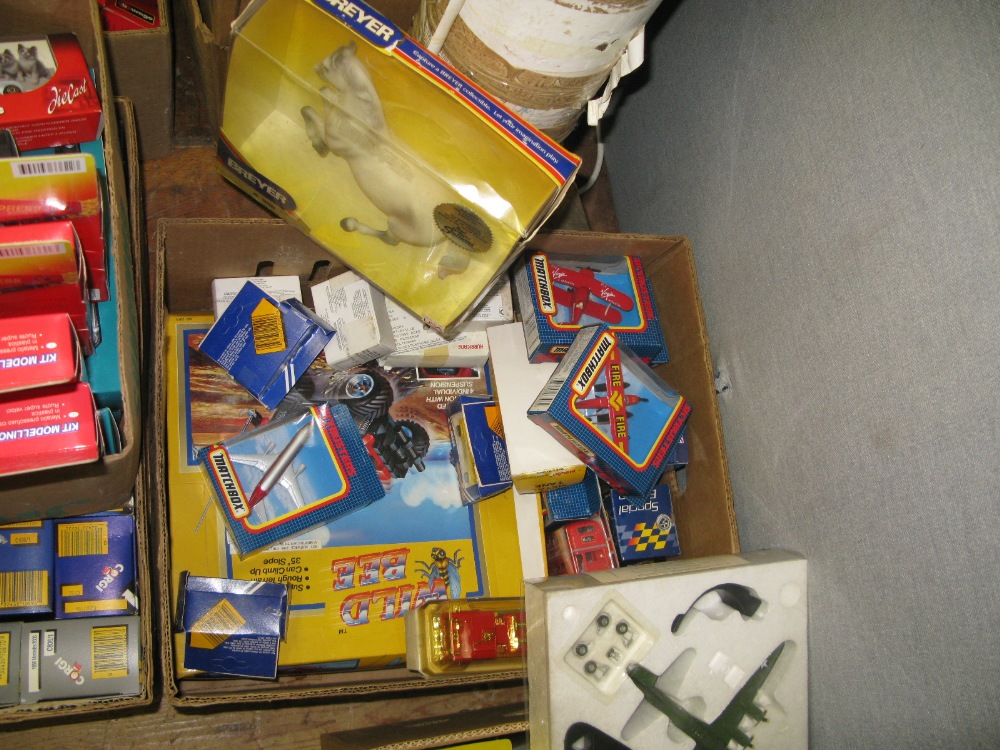 TWO BOXES OF DIE CAST AND OTHER TOYS INCLUDING CORGI - Image 2 of 2