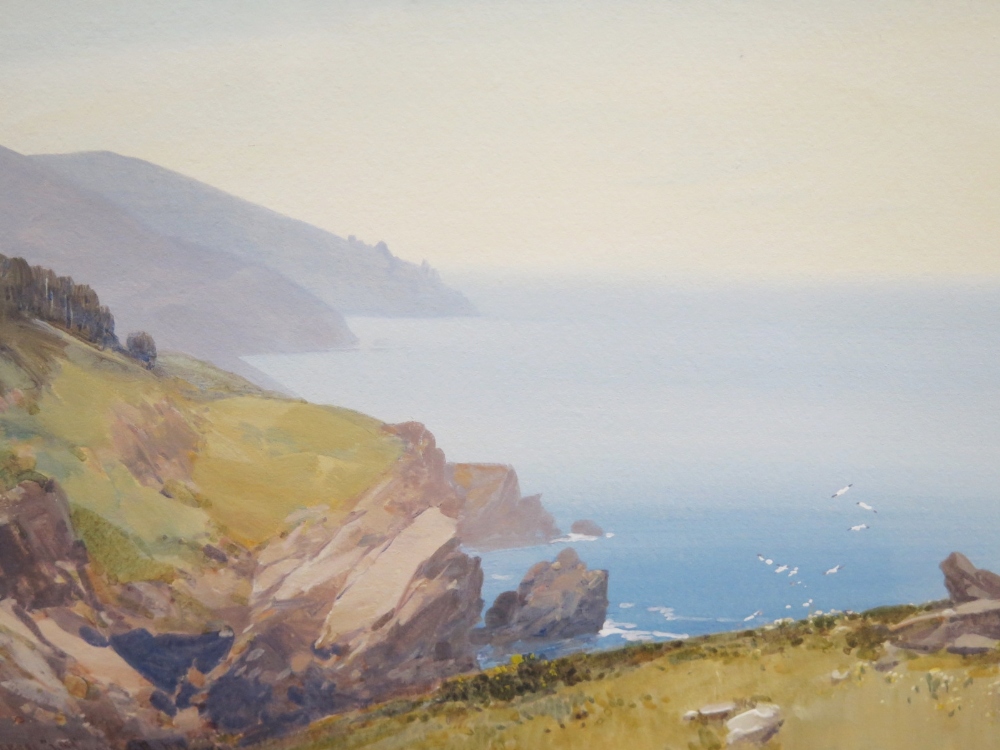 F.J. Widgery, Nr. Lynmouth, Gouache, 27.5 x 18cm