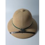 Pith Helmet with Mongalla Province Badge