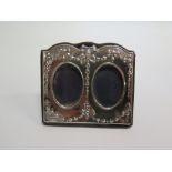 A Twin Aperture Silver Photograph Frame