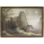 A Pair of Nineteenth Century Chinese Watercolours, 58 x 40cm