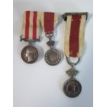 Dress Miniatures: Indian Mutiny Medal and two Abyssinian War Medals and WWII Dress miniatures
