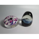 A Nineteenth Century French Paperweight and one other