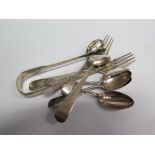 Georgian and later Silver Flatware, 225g