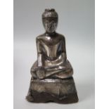 An Asian Silver Overlay Buddha