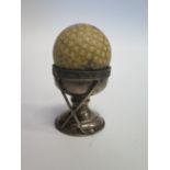 A George V Silver 'DUNLOP GOLF BALL HOLE IN ONE SOUVENIR', Birmingha 1931