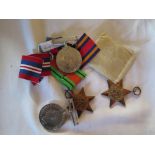 A World War II Four Medal group including 39-45 Star and Burma Star