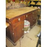 An Oak Twin Pedestal Desk