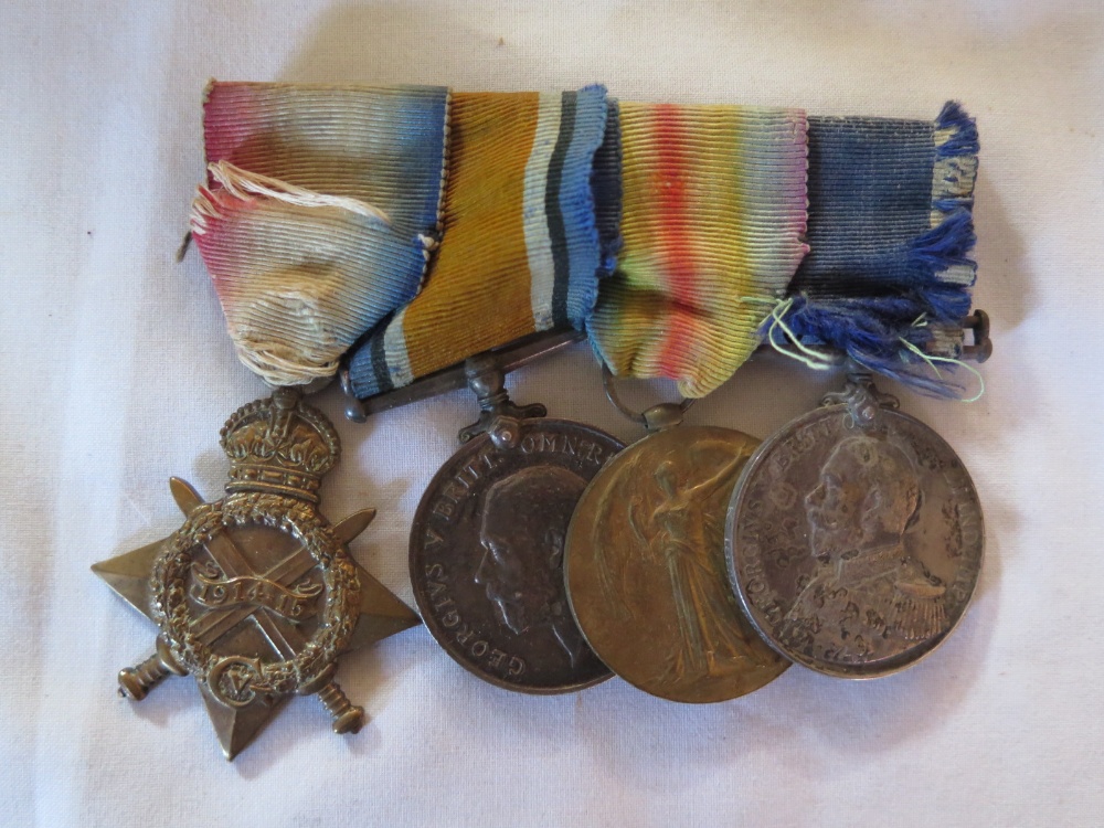 World War One Four Medal Group inscribed K. 1829 F. NEAL. S.P.O.,R.N. including Long Service and