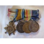 World War One Four Medal Group inscribed K. 1829 F. NEAL. S.P.O.,R.N. including Long Service and