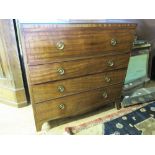 A Nineteenth Century Mahogany Secretaire Chest of Drawers