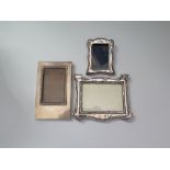 Three Silver Photograph Frames