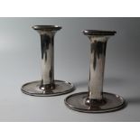 A Pair of George V Silver Loaded Candlesticks, Birmingham 1913, A&J Zimmrman