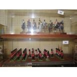 Ellis, Display Cased Finely Hand Painted Cavalry