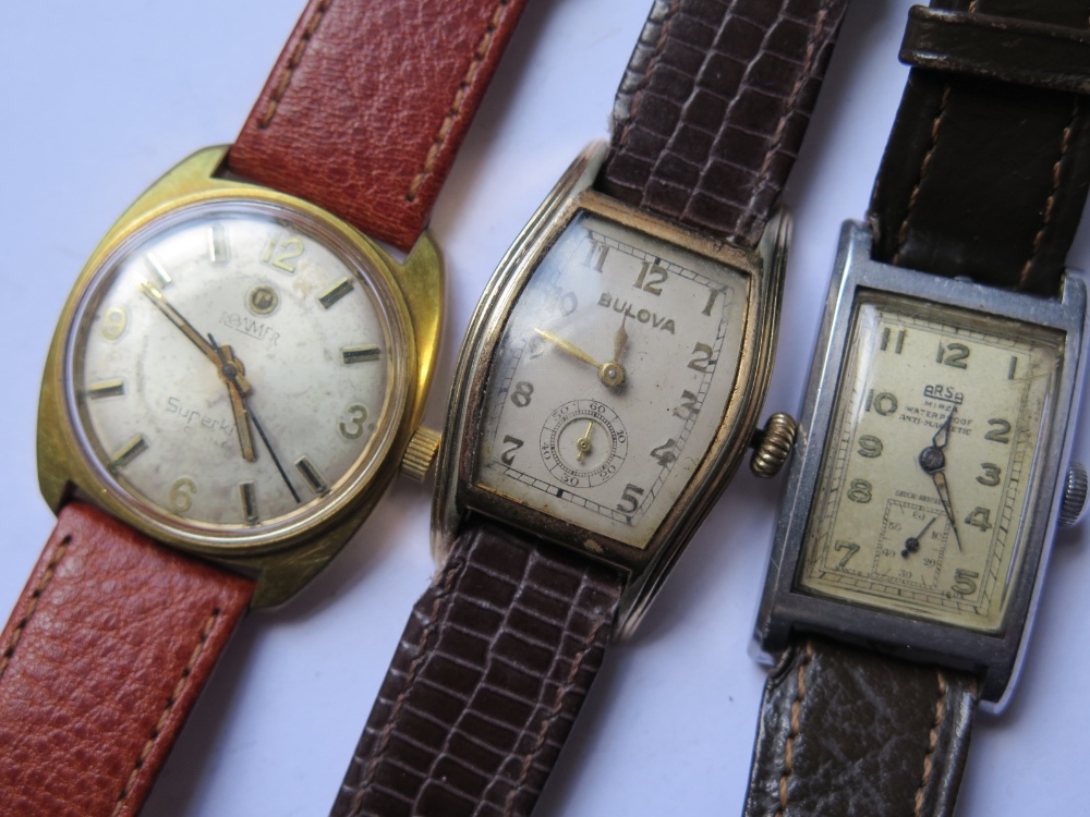 A Bulova, Roamer Superking and ARSA gents' watches