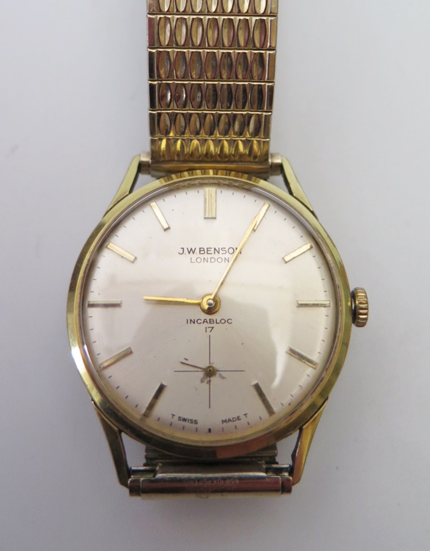 A J.W. Benson Incabloc Gent's Watch