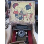A German (USA Patent) Child's Typewriter in original box