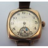 A Waltham Gent's watch in 9ct gold case