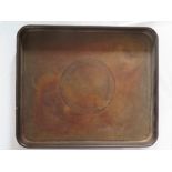 A P&O Shipping Bakelite Tray, 38 x 31cm