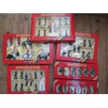 Six Britians Die Cast Boxed Soldier Sets