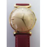 A Certina 18ct Gold Gent's Mechanical Wristwatch, 1960's, running