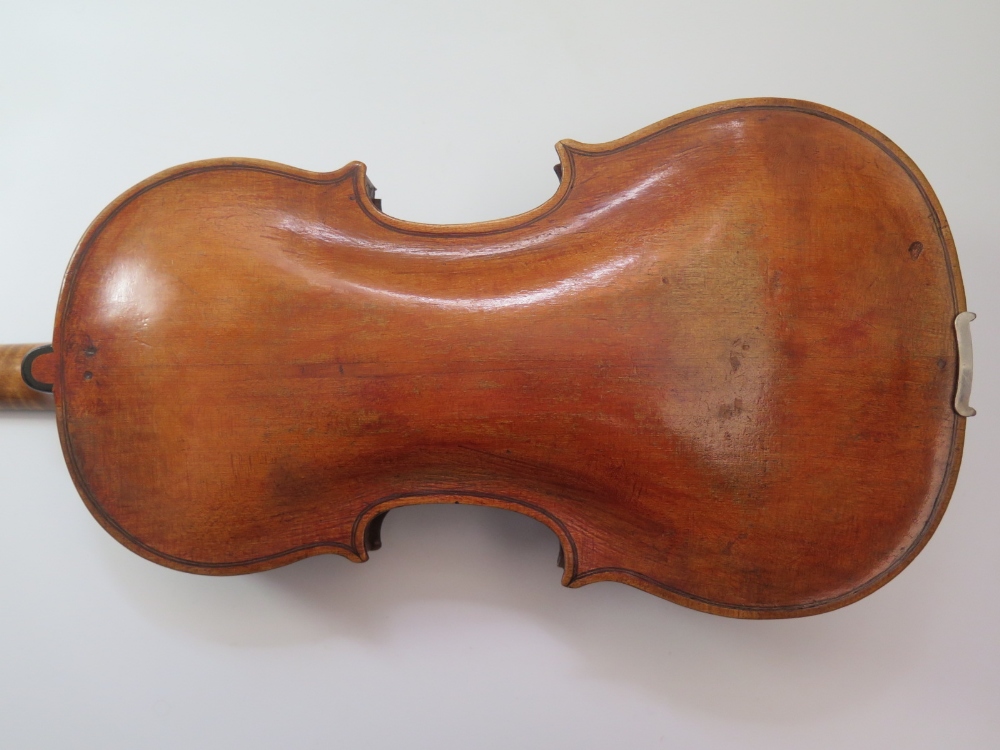 A Violin (14") bearing a Storioni label in case - Image 4 of 6