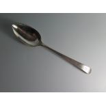 A George III Silver Serving Spoon, Newcastle 1809, Ann Robertson and pair of Newcastle sugar tongs