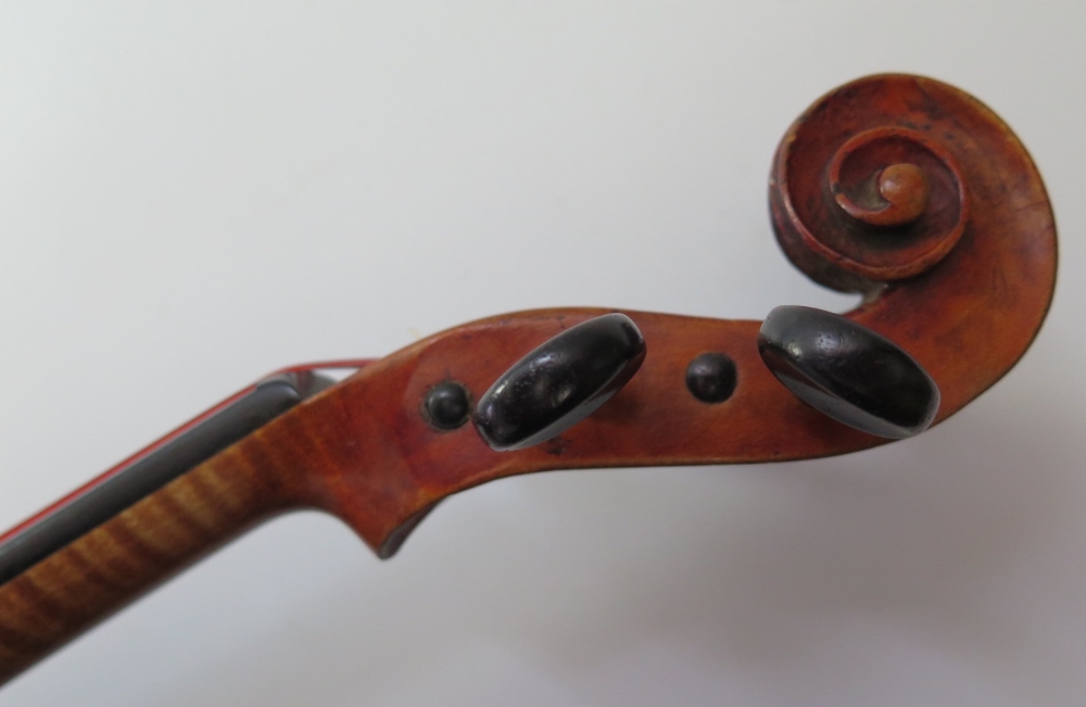 A Violin (14") bearing a Storioni label in case - Image 5 of 6