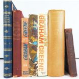 Selection of books including Graham Greene