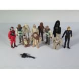 Eleven Star Wars figures