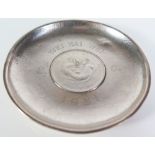 An Original Wei Hai Wei 1931 coin set silver pin dish, 64 g