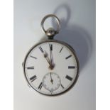 J. Myers 135 Westminster London Silver Cased Chain Driven Fusee Watch, London 1855