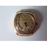 Bravingtons 9ct Gold Gent's Wristwatch
