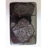 A Nineteenth Century Chinese Carved Tortoise Shell Card Case