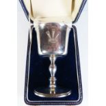 Elizabeth II Silver Commemorative Goblet for The Investiture of His Royal Highness Prince Charles as