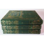 A History of The Turf by Theodore Cook in three volumes with green cloth boards and original receipt