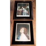 T. Hamilton Crawford signed mezzotint and one other