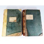 Head Quarters Valetta, Malta: Two Volumes of General Orders 01.10.1857 - 08.07.1859 and 10.05.1868 -