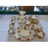 Royal Albert Old Country Roses Part Dinner & Tea Service