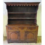 An Eighteenth Century Oak Dresser, 141(w) x 183(h) x 57(d) cm