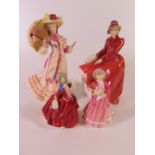 Four Modern Royal Doulton Figurines