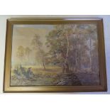 W. Eyre Walker (1847-1930), Woodland Scene, watercolour, 54 x 38 cm, framed and glazed