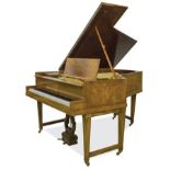 Steinway (c1911) 
A 5ft 10in Model O grand piano in a mahogany case with satinwood panels and