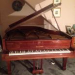 Blüthner (c1973) 
A 5ft 5in Model 10 grand piano in a bright mahogany case on square tapered legs.