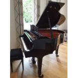 Waldstein
A 5ft Model G152 grand piano in a bright ebonised case on square tapered legs,