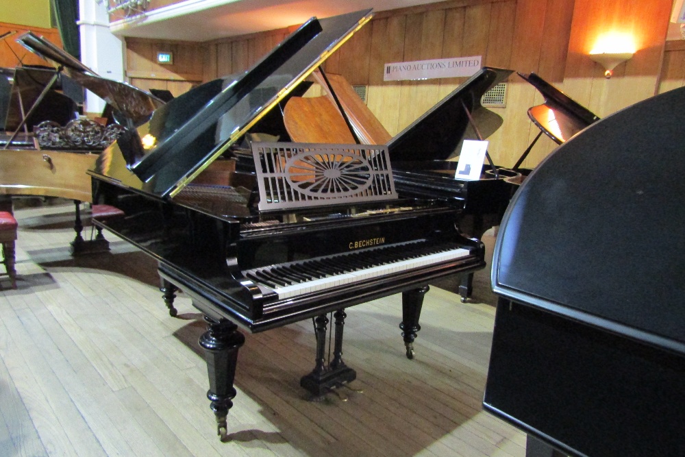 Bechstein (c1910)
A 6ft Model A grand piano in an ebonised case on turned octagonal tapered legs.