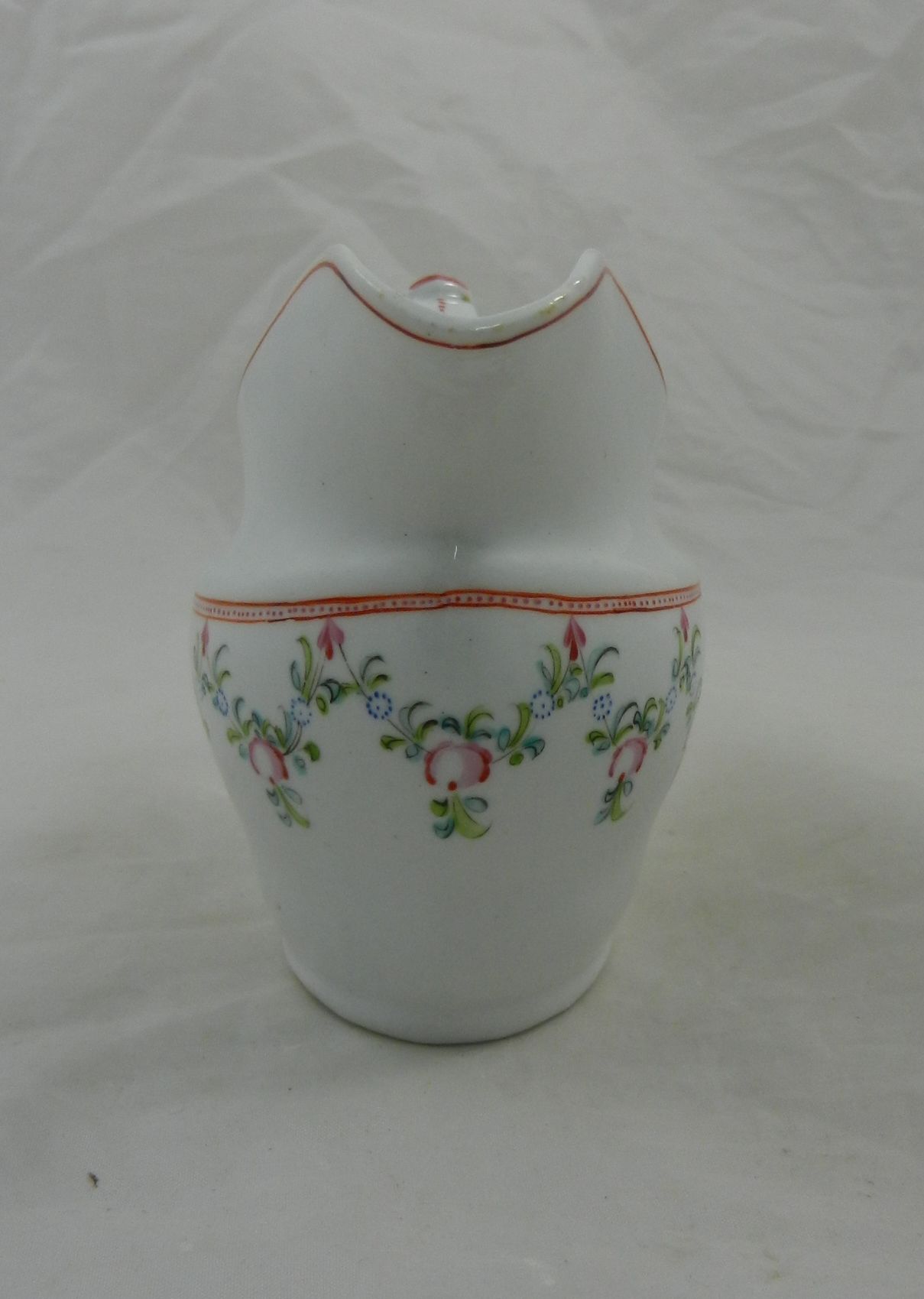 Two late 18th/early 19th century porcelain milk jugs, the first decorated with hand painted rural - Image 11 of 18