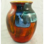 A modern Poole Pottery vase decorated with a 'living glaze' from the gemstones range,
