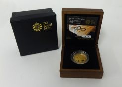 Royal Mint gold proof £2 coin, 2008 UK Olympic Games, 15.97g