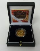 Royal Mint UK 400th Anniversary of The Gunpowder plot 2005 two pound gold proof coin, 15.97g, cased
